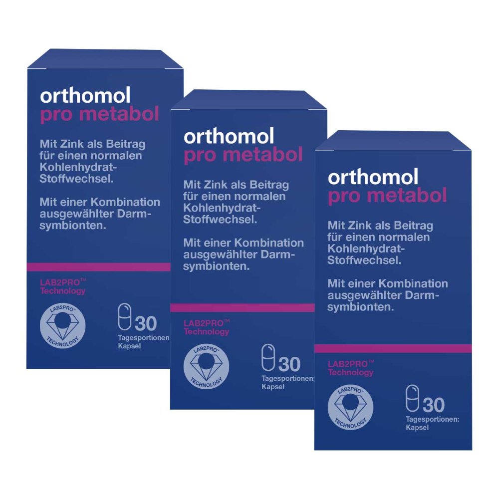 Orthomol pharmazeutische Orthomol Pro metabol - 3 Monatskur 08102407