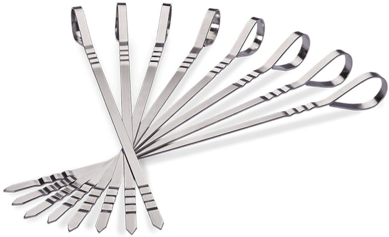 Set de 8 supports à brochettes Napoleon Gris 0x0cm