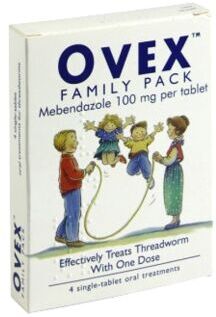 Ovex Family Pack Threadworm Treatment - 4 Tablets