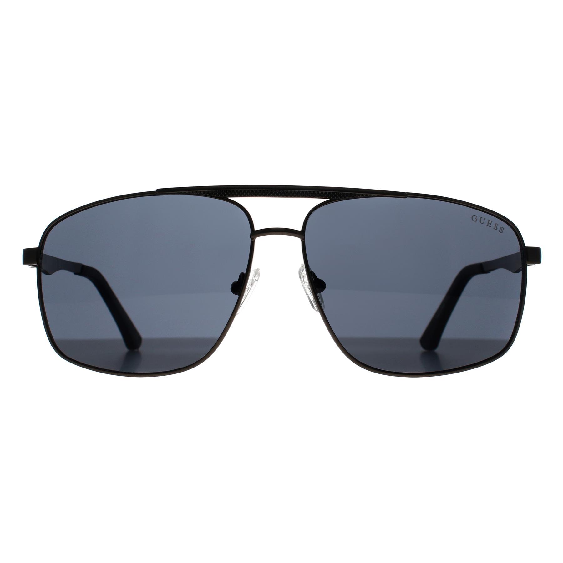 Guess Aviator Heren Mat Brons Rook Grijs GO00063