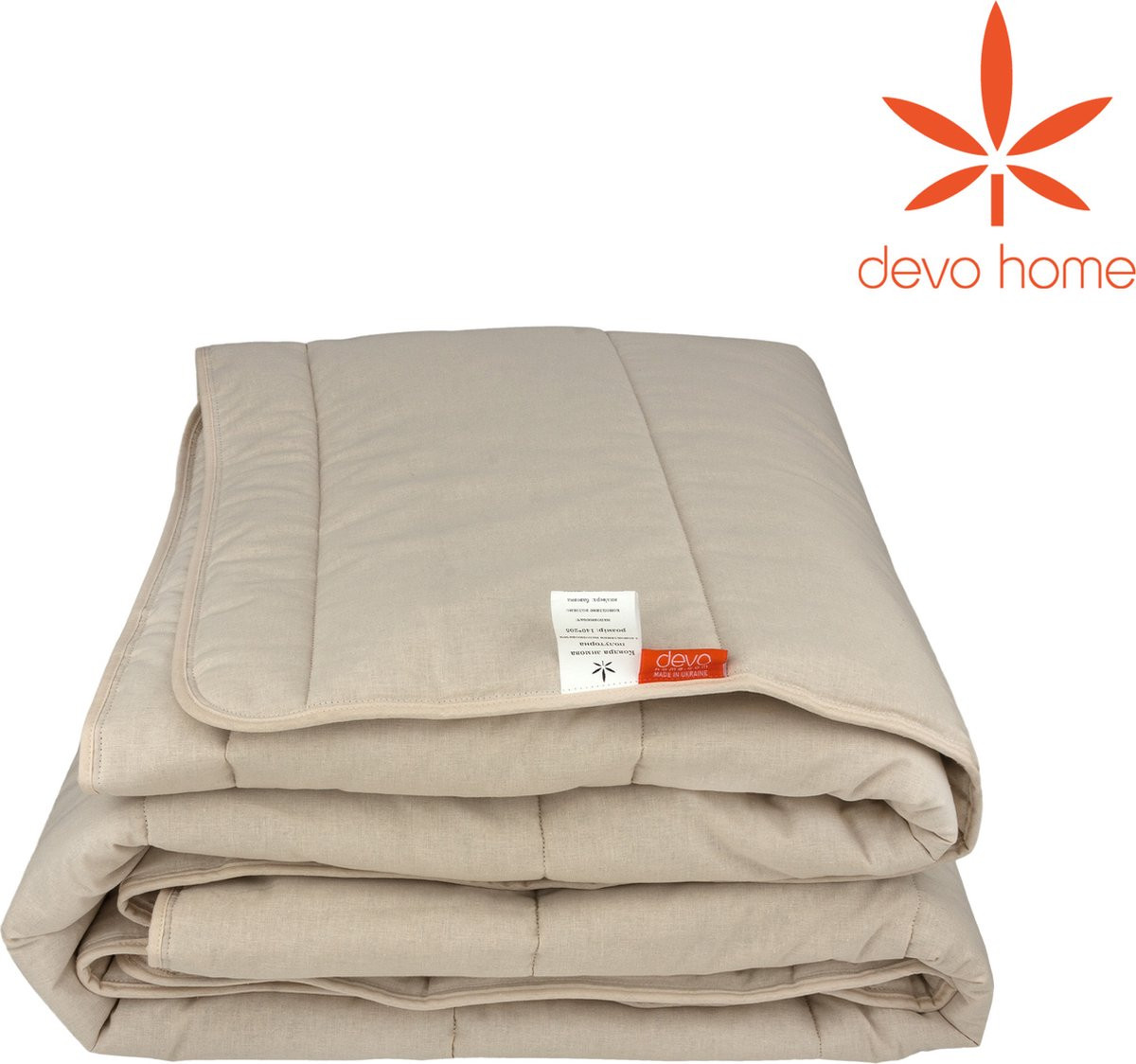 DevoHome Winter Sleep Dekbed van Hennepbont en Katoen - Extra warm tweepersoons dekbed - 220 x 260 cm