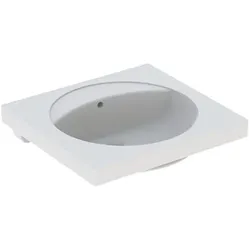 Geberit Preciosa Waschtisch mit Ablagefläche 60x55cm, o. Hl., m. Ül., weiß