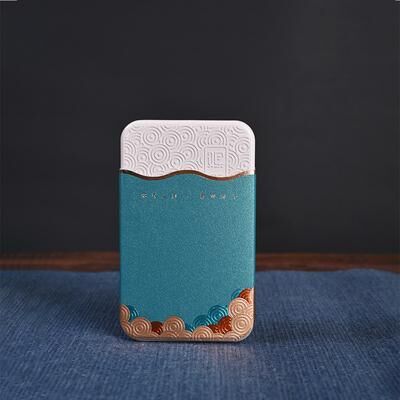 The Handy Homestead Premium Rectangular Metal Storage Tin Box Portable Candy & Biscuit Packaging white