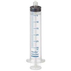 B.Braun Spritzen Omnifix LL Solo, 30ml, 3-teilig, Lock-Luer-Ansatz, steril, 100 Stück