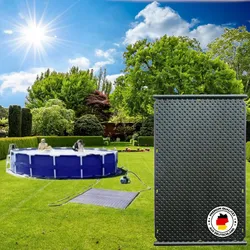 OKU Solar-Komplettset für Aufstellbecken bis 25m2