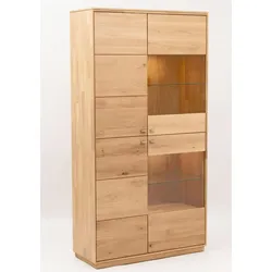 Boegner Vitrine Alexandra Holz Wildeiche Bianco