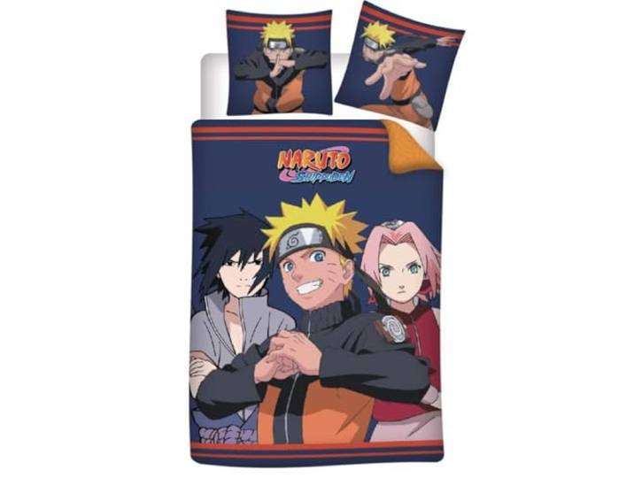 Naruto 1-Persoons Dekbedovertrek 140x200 Katoen Manga Cadeau