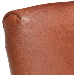 vidaXL Esszimmerstühle Echtes Ziegenleder : Farbe - Braun, Größe - 4 Stk.
