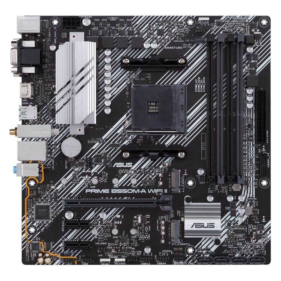 ASUS PRIME B550M-A WIFI II (AM4, AMD B550, mATX) (90MB19X0-M0EAY0)