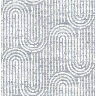 A-Street Prints Trippet Blue Zen Waves Wallpaper