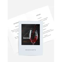 Menükarten für Ihr Fest selbst gestalten mit Spruch und Fotos im Onlinedesigner bei Meine-Kartenmanufaktur.de