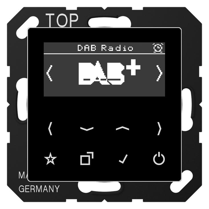 JUNG Smart Radio DABASW DAB+ (DAB+, FM, WLAN) (DABASW)