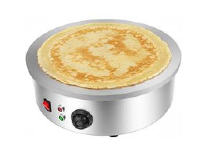 Machine à crêpes électrique 3000 W 45 cm fonte antiadhésive 50-300 °C pour maison et restauration