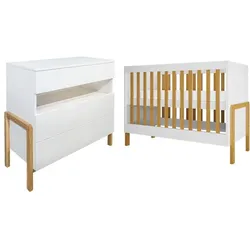 BABYZIMMER 2-teilig Victor Weiß und Holz