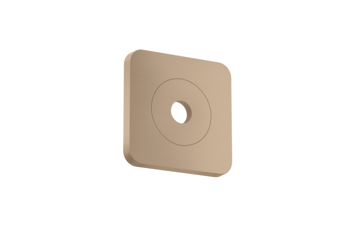 Hansgrohe AXOR Citterio C Wandrosette 28801310 120/120 softsquare, Brushed Red Gold