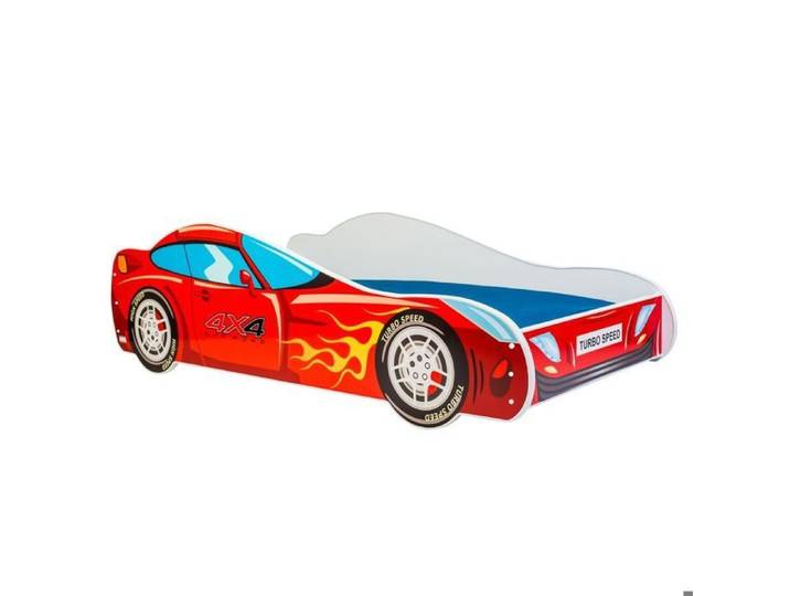 Lit enfant pour un garçon Auto  4x4  160x80 sommier + matelas