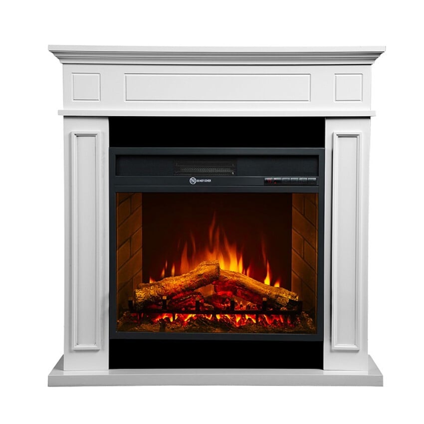 Divina Fire Jefferson elektrische haard vrijstaand wit