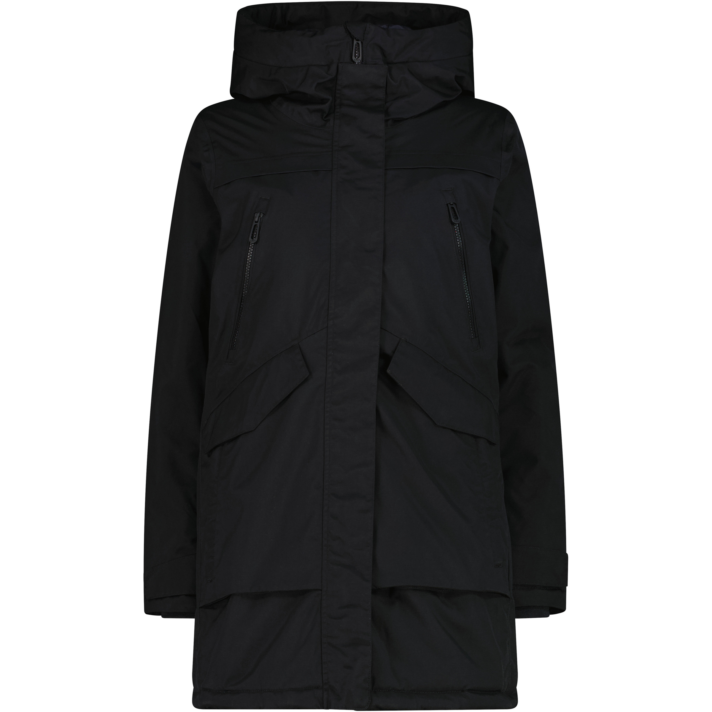CMP Parka Damen Winterjacke schwarz Größe XXS Lifestyle Wasserdicht