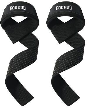 Inspire Daily Merch Adjustable Weightlifting Wrist Straps Non slip Gym Fitness Lifting Strap Support Grip For Strength Training black