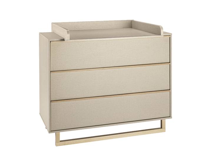 Commode à langer 112 x 97 x 72cm Beige