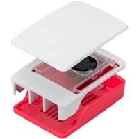 Kunststoffgehäuse für Raspberry Pi 5 rot