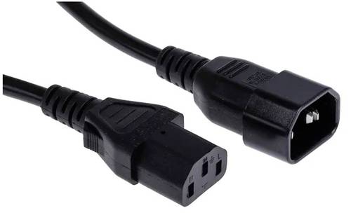 Cliff FCR72039 Strom Netzkabel Schwarz 2m