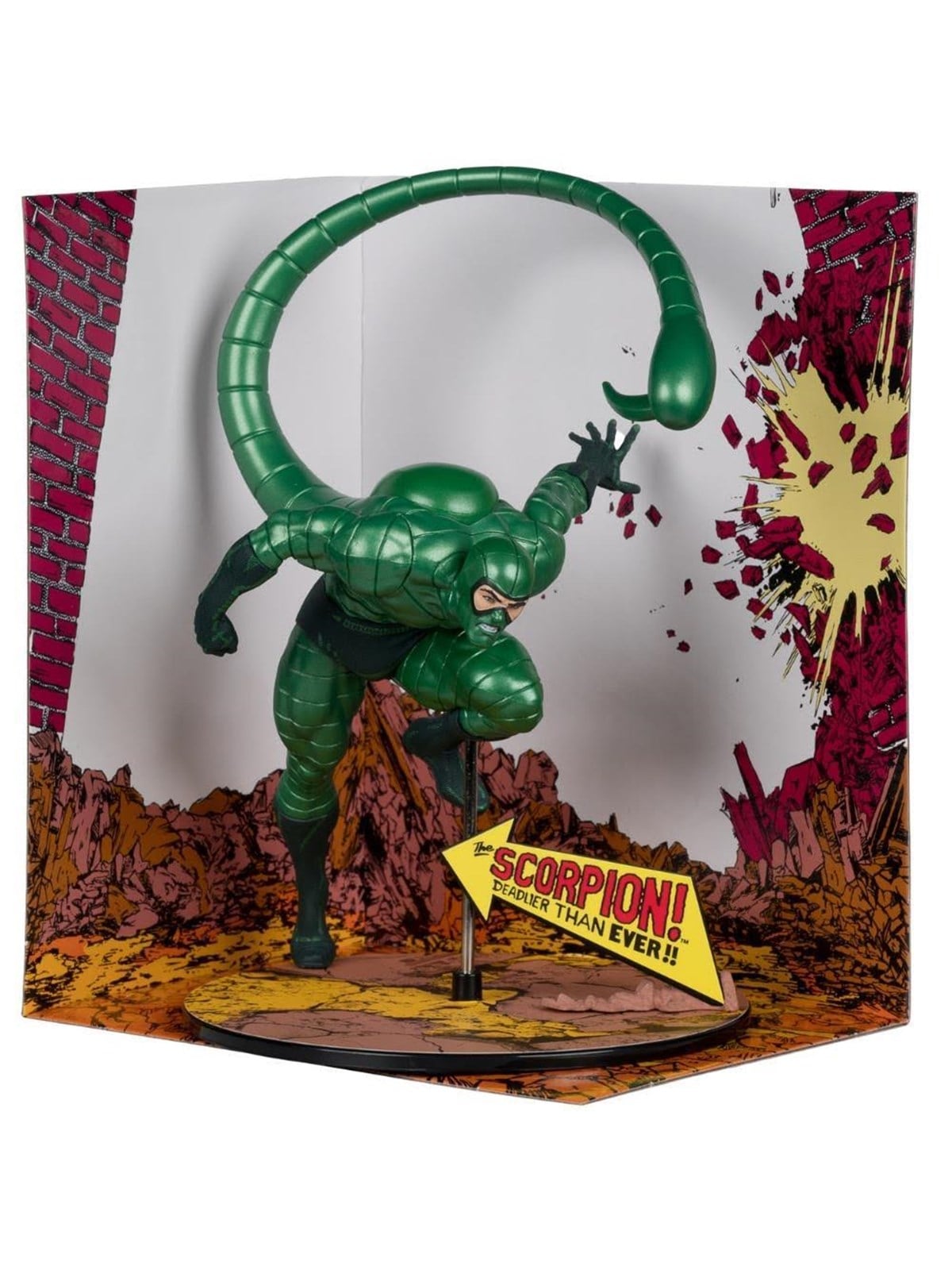 McFarlane - Marvel Collection - Scorpion (AMAZING SPIDER-MAN #318 - Metallic - Gold Label) 18 cm - Figur