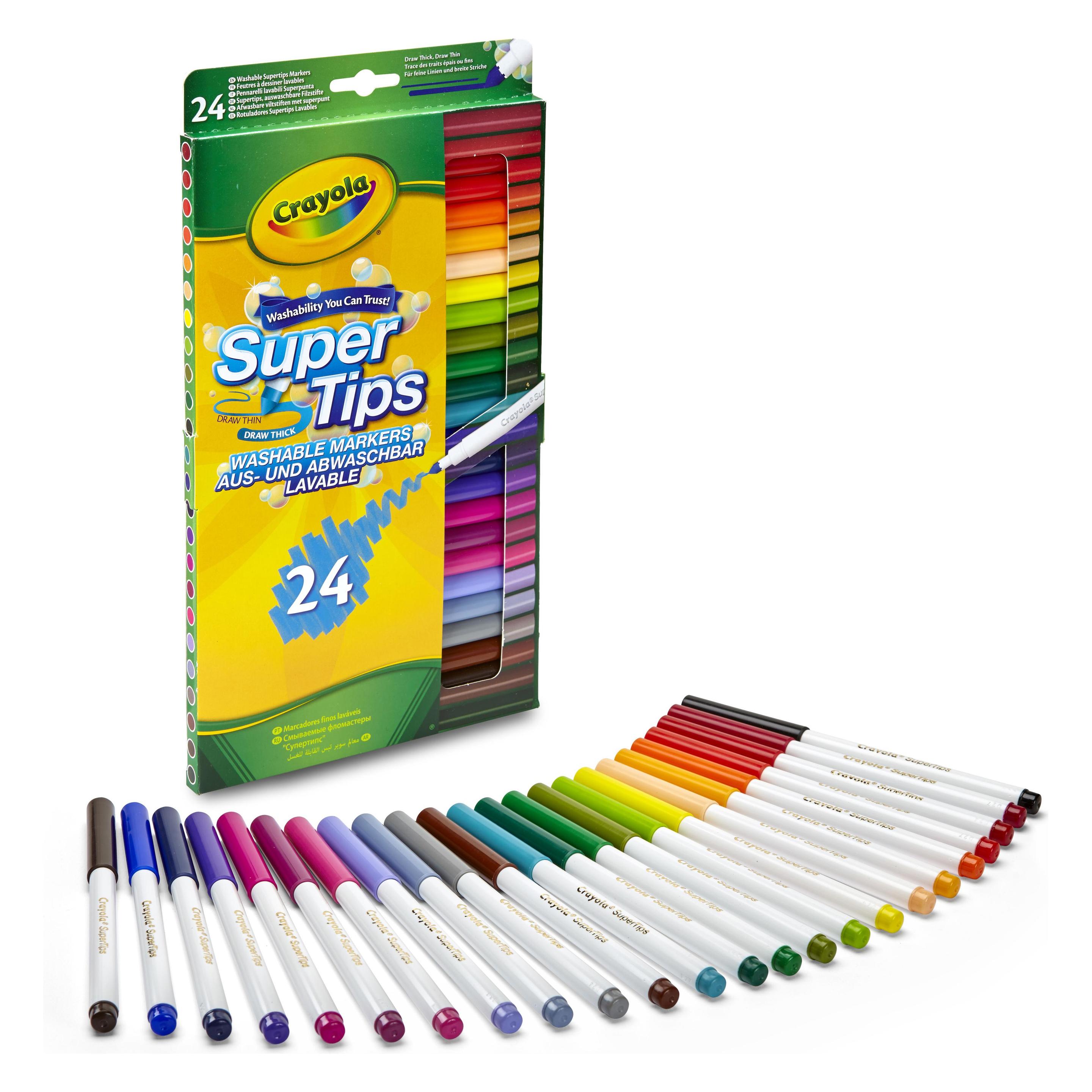 Crayola 24 Filzstifte Supertips (24x) (58-5057G)