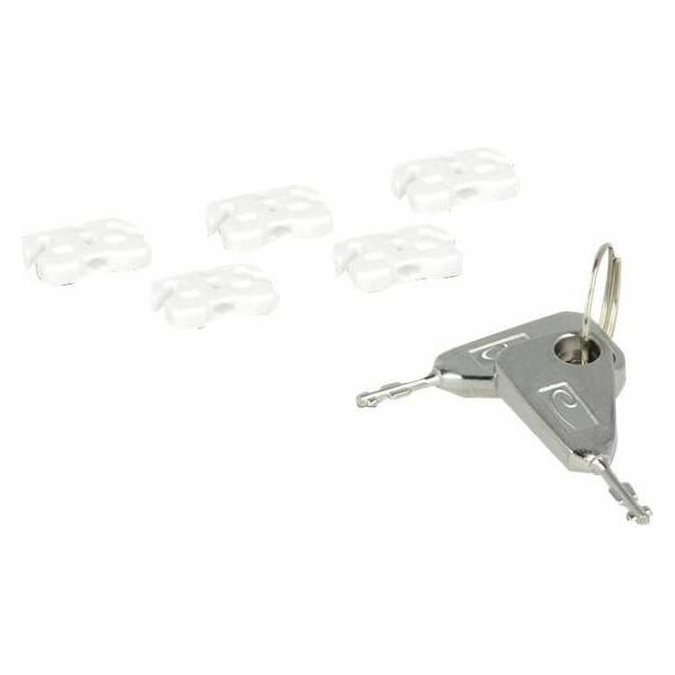 Delock USB Port Locker 5 Stück inkl. Schlüssel (20648)