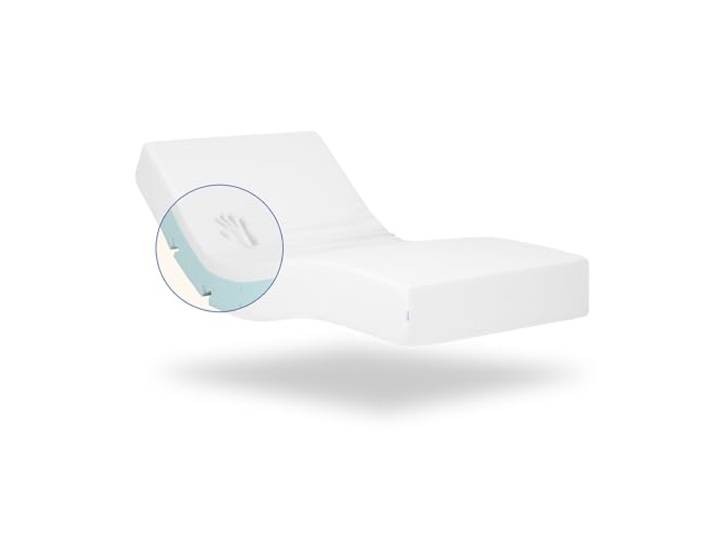 Geriafy - Orthopädische viskoelastische Matratze 20 cm Dicke Frisches und weiches Gewebe Geeignet für verstellbare und Normale Betten (80x200)