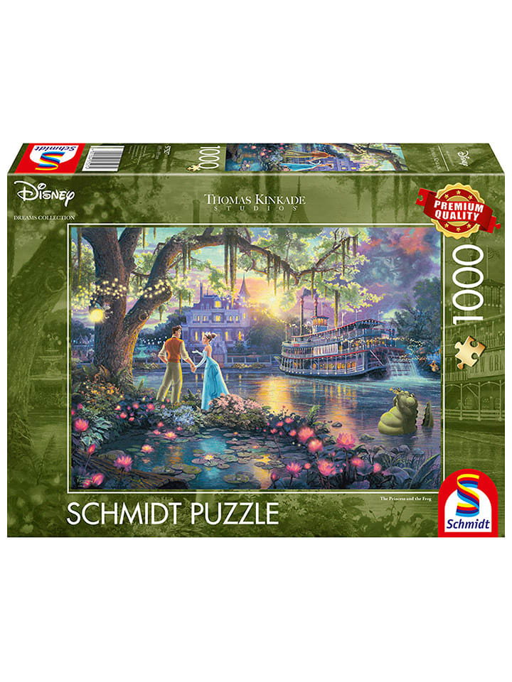 Schmidt Spiele 1.000tlg. Puzzle "Disney - Küss den Frosch" - ab 12 Jahren - onesize