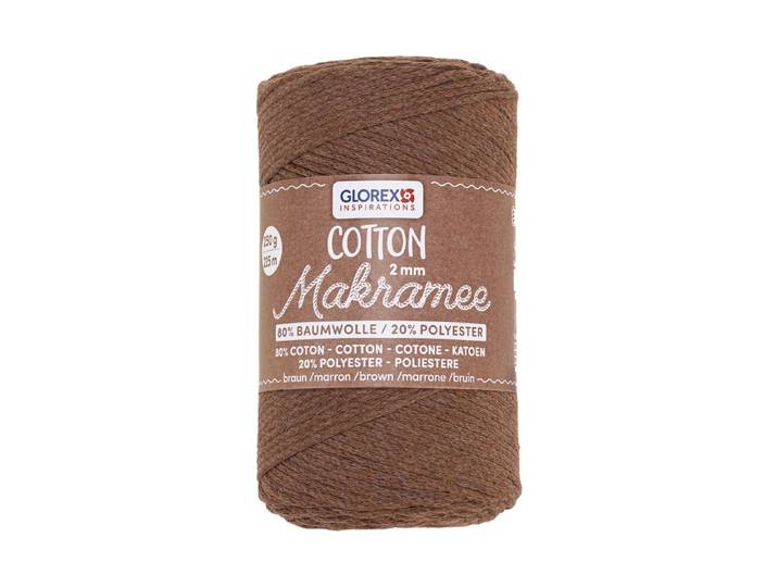 Glorex Makramee Cotton 2mm 250g