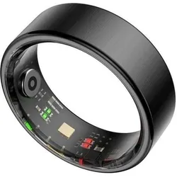 Haale II Smart Ring str. 7 (mat sort) (7, Mattschwarz), Smart Ring, Schwarz