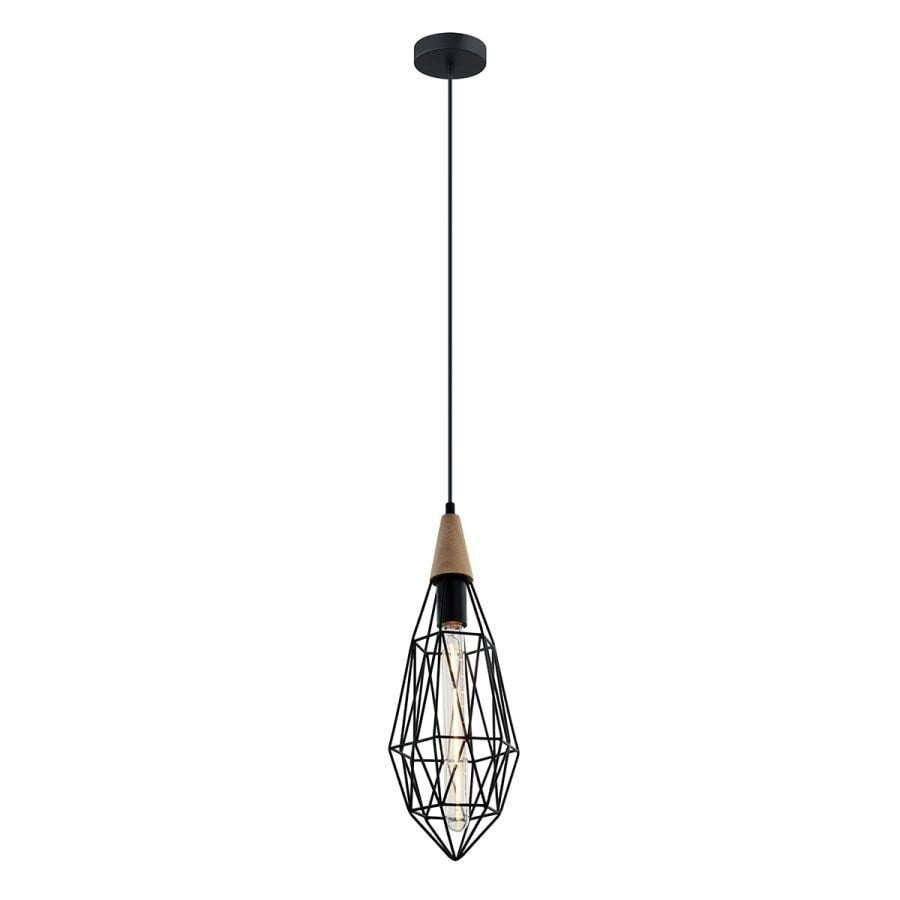 Italux Maelle MDM-2595/1S BK LED hanglamp zwart