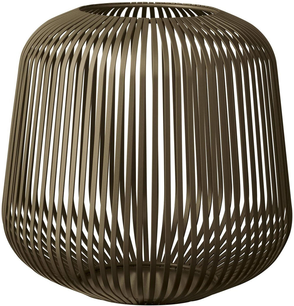 Blomus Lito Other Corner Lantern Brown 27 cm H x 28 cm W x 28 cm D
