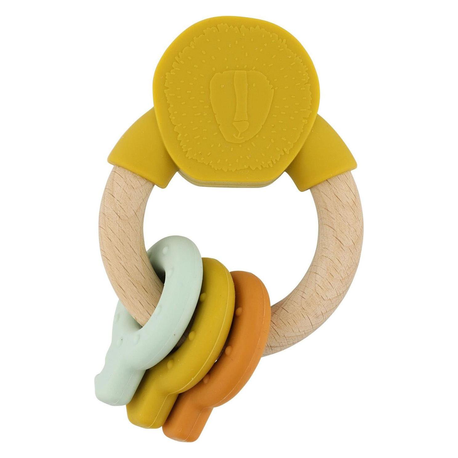 Trixie Baby Aktivitätsring aus Holz & Silikon Lion (36-250)