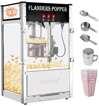 1600W 120V 16oz Kettle Popcorn Machine Maker Countertop