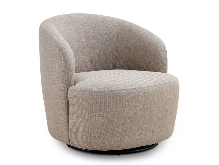 Fauteuil MATTEO Beige 74×77×73 cm