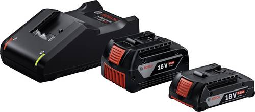 Bosch Professional GBA 18V 2.0Ah + 4.0Ah Ladegerät 1600A01ZS9 inkl. 2. Akku