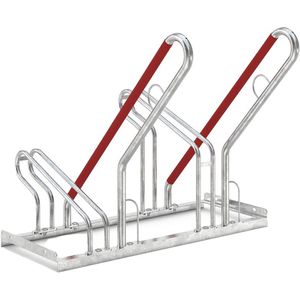 WSM Fahrradständer 2502 XBF, Bodenmontage / freistehend, Einstellparker, Breite 100cm, für 2 Fahrräder