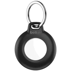 Belkin wasserfester Secure Holder mit Schlüsselanhänger für Apple AirTag, schwarz