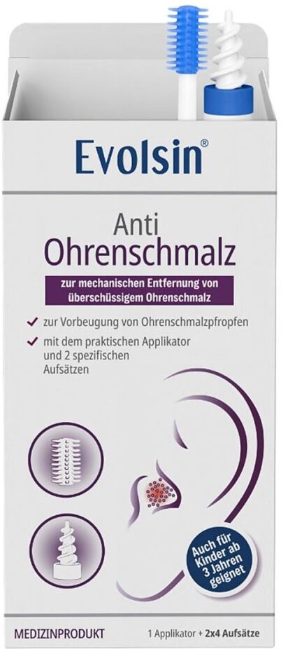 Evolsin Anti-Ohrenschmalz – Ohrenschmalz Entferner 2X4stk