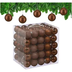 Relaxdays, Christbaumschmuck, Weihnachtskugeln im 100er Set (100x)