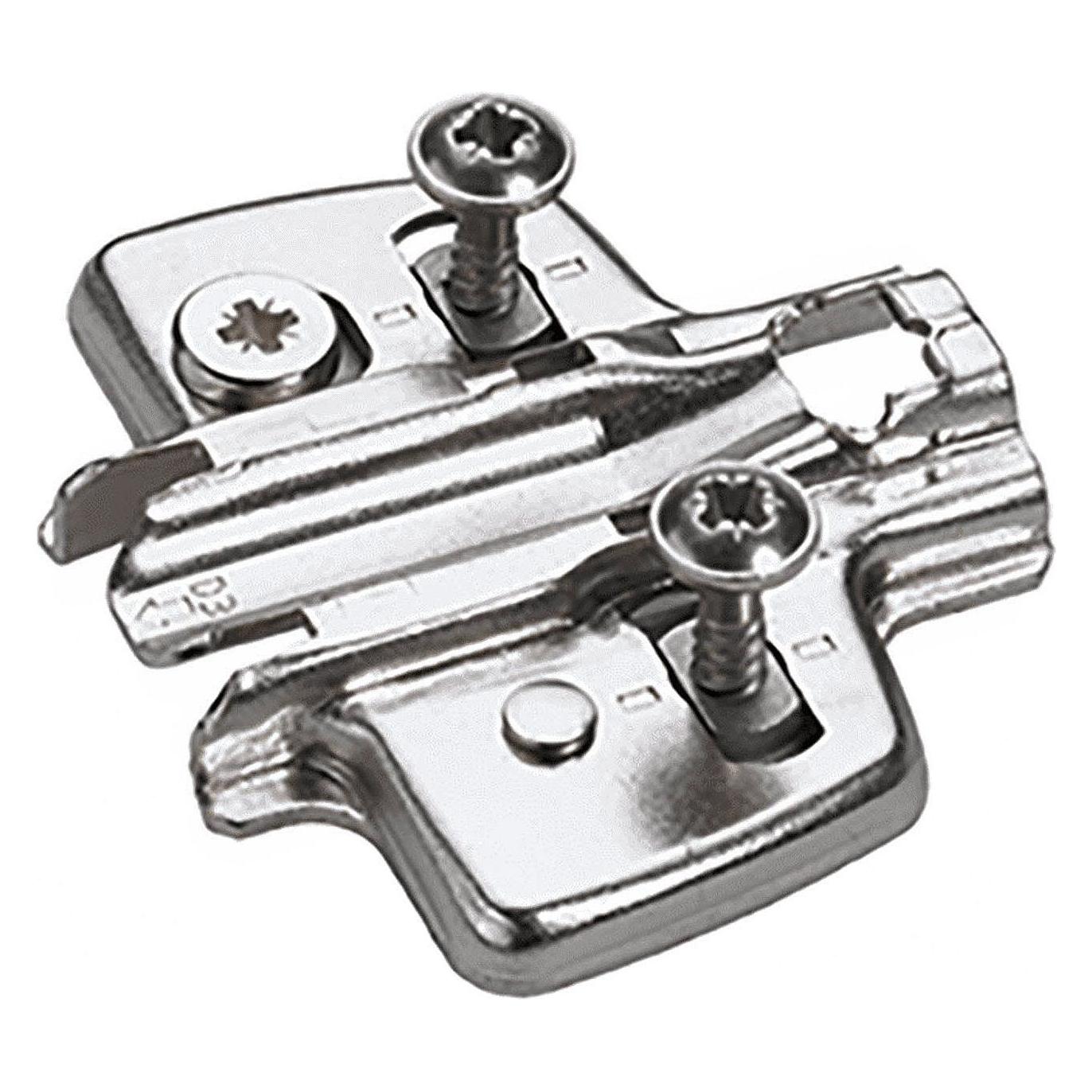 Hettich Kreuzmontageplatten Sensys/Intermat Direkt 8099, Eck- und Mitt (50 Stk.) (9075067)