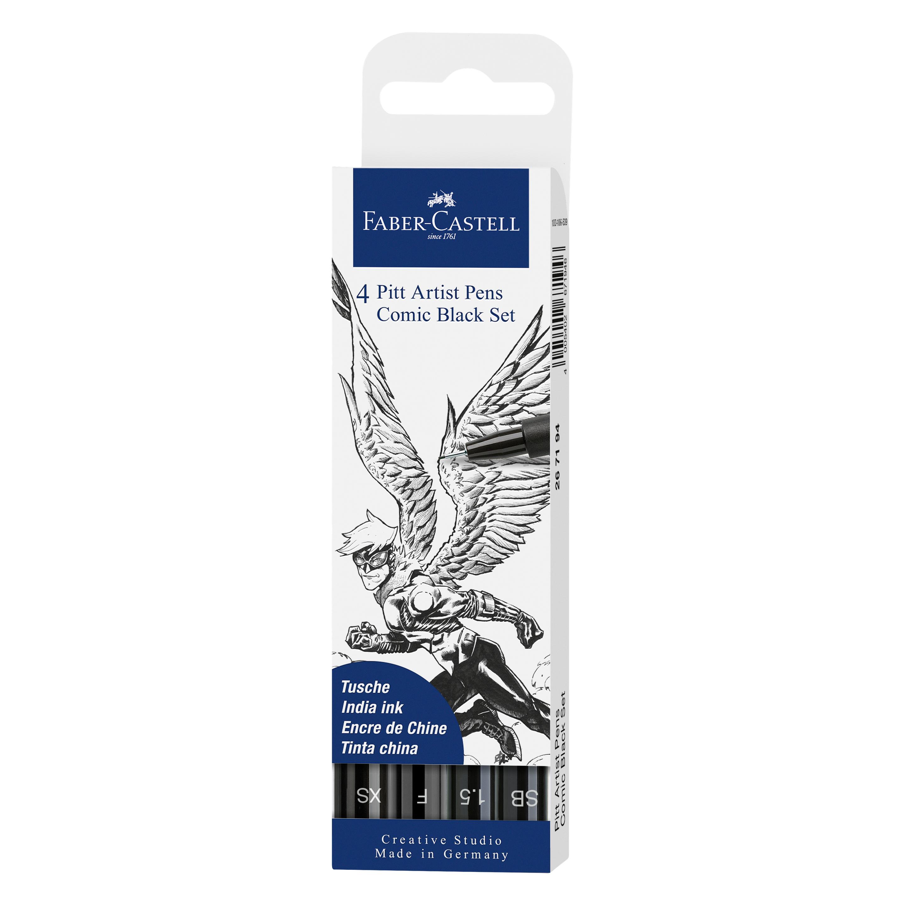 Faber-Castell Pitt Artist Pen Comic (4x) (267194)
