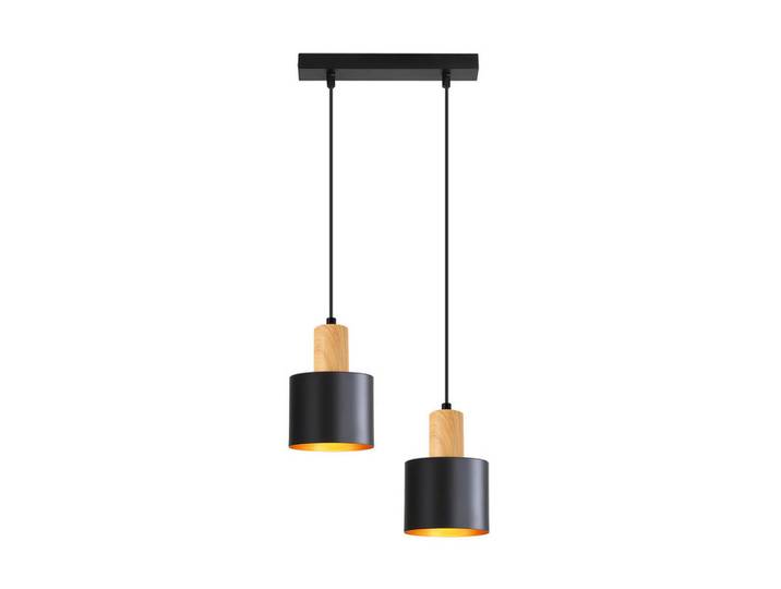 Nettlife LED Pendelleuchte Cole Ⅲ 30/30/174 cm, Schwarz, Metall, E27, 30x174x30 cm, Lampen & Leuchten, LED Beleuchtung, LED-Hängeleuchten