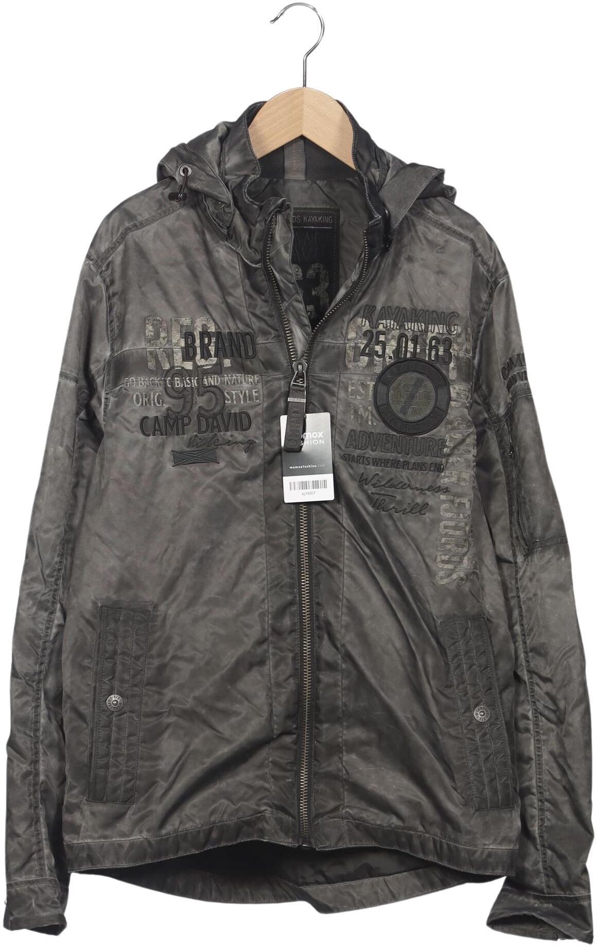 Camp David Herren Jacke, Grau, Gr. S, Synthetik - Second Hand