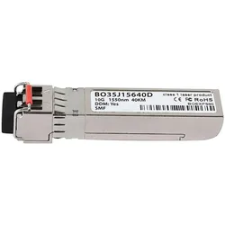 BlueOptics HPE X130 JG234A kompatibler SFP+ BO35J15640D, Transceiver, Silber