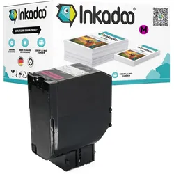 Inkadoo, Toner, Toner kompatibel mit Lexmark 74C20Y0 Toner