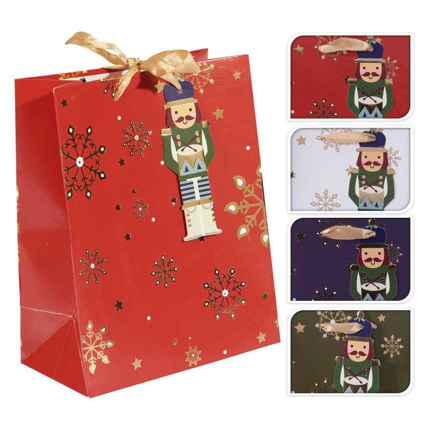 zz_archiviert_Nenurodyta Geschenktüte "Schneeflocken", 18 cm x 23 cm (77275214)